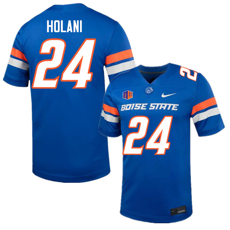 George Holani Jersey, Boise State Broncos #24 George Holani Football Jersey College Uniforms-Blue